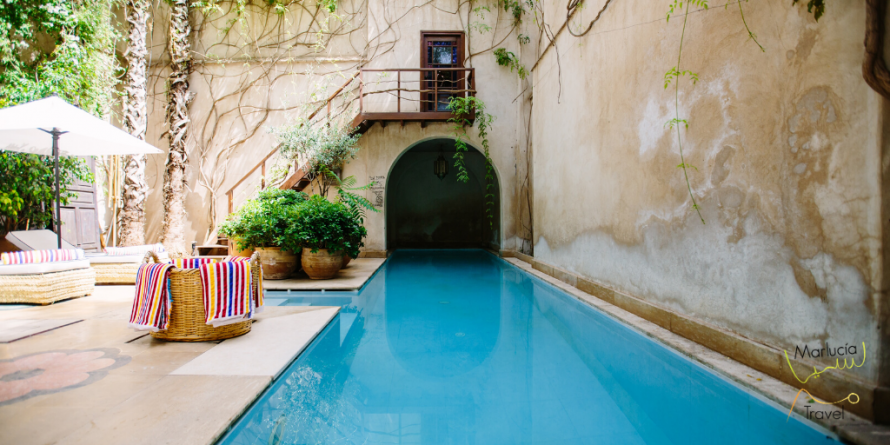 Familiereis Marokko riad met zwembad